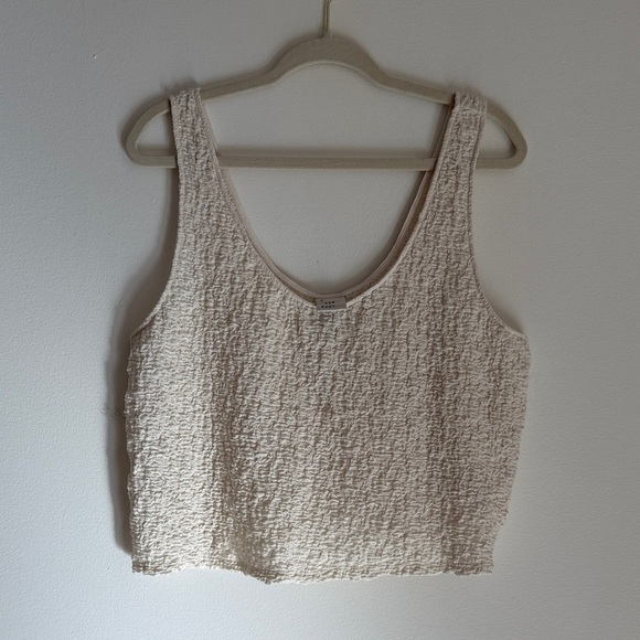 a new day Women's Textured Cream Tank Top - Picture 2 of 5